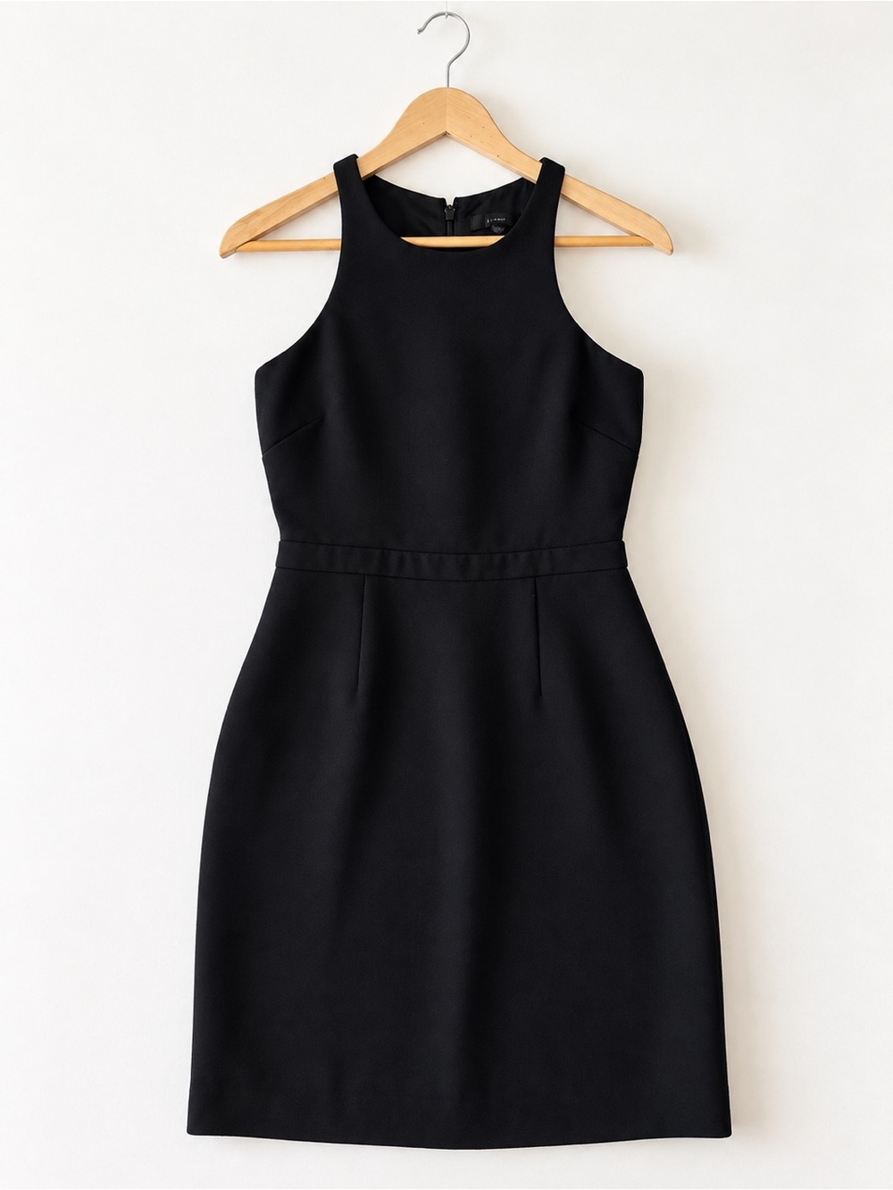 J. Crew Black Sleeveless Sheath Dress